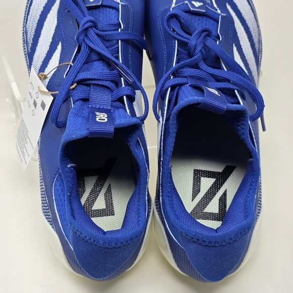 ADIDAS Adizero Electric.1 Blue White IG3445 Football Cleats Mens Size 13 New - Picture 10 of 13